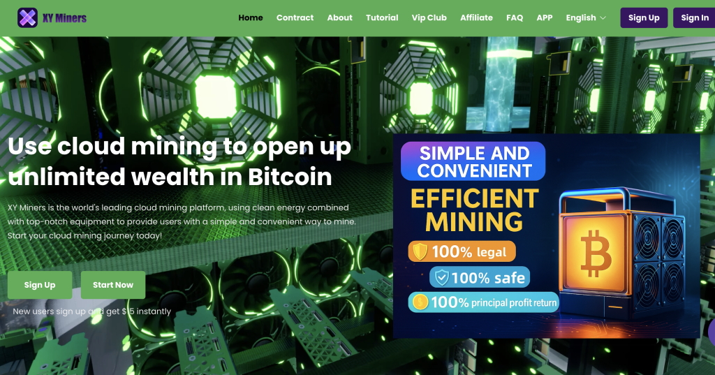 Xyminers.cc / Xyminers.com Scam Review